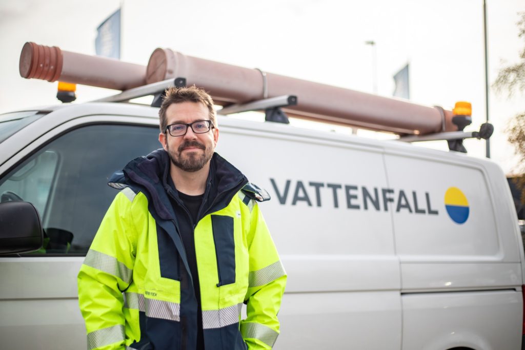 Marcus Arkestål, avdelningschef och etableringsansvarig för Vattenfall Services i Avesta.